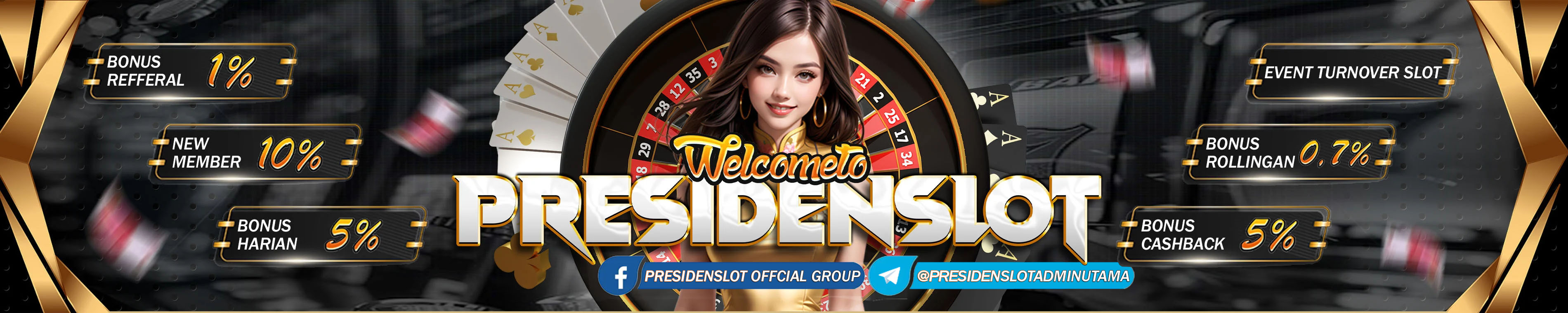 WELCOME PRESIDENSLOT WEB